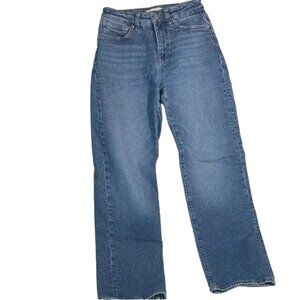 Madewell Women's Curvy 90’s Straight Leg Blue Jeans 25P